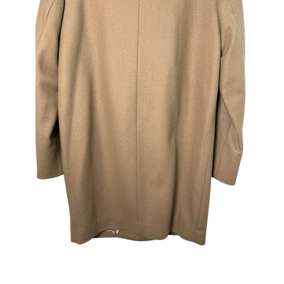 J.Crew Nello Gori Capella Wool Cashmere Coat Size 2 EUC Camel Tan - Picture 6 of 12